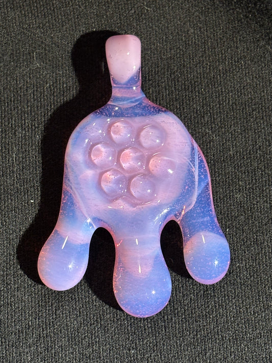 Honeycomb drippy pendant