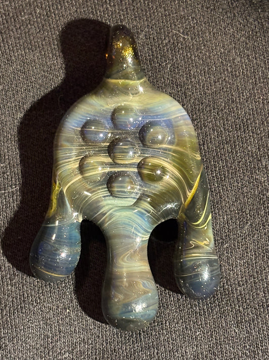 Honeycomb drippy pendant
