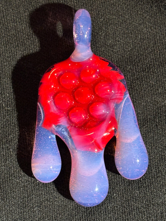 Honeycomb drippy pendant