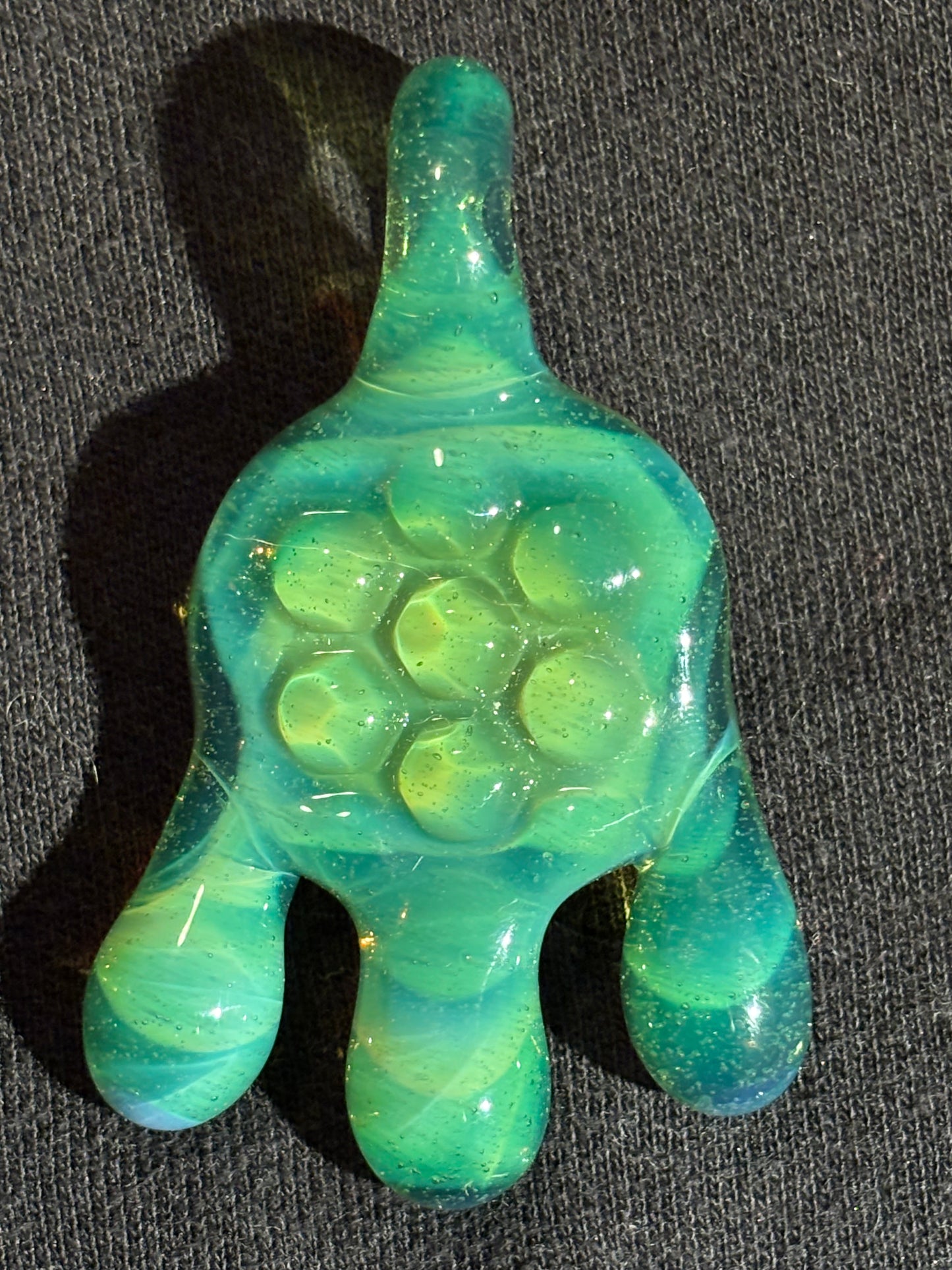 Honeycomb drippy pendant