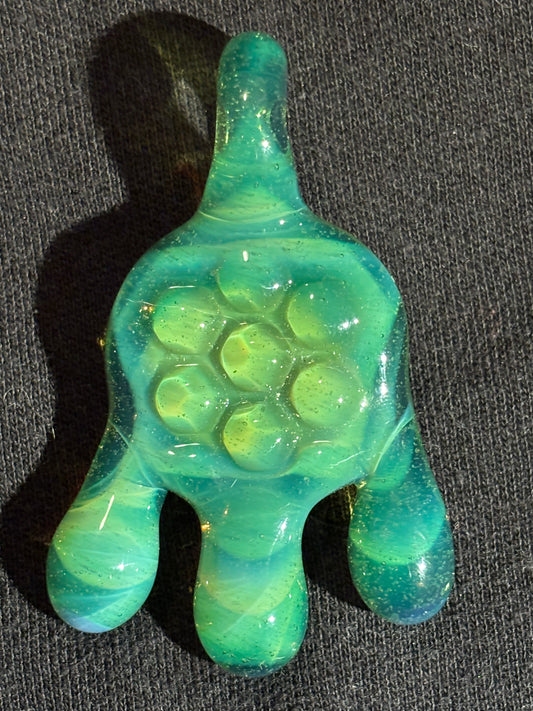 Honeycomb drippy pendant